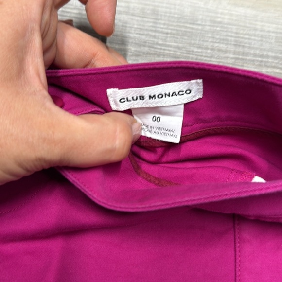 Club Monaco High Waist Pink Shorts size 00 - Picture 5 of 8